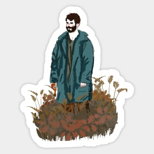 Pilgrimage in the autumn. Sticker